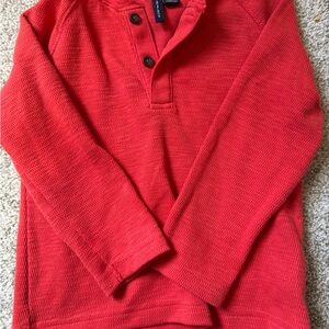 Janie and Jack Vibrant Red Henley Shirt